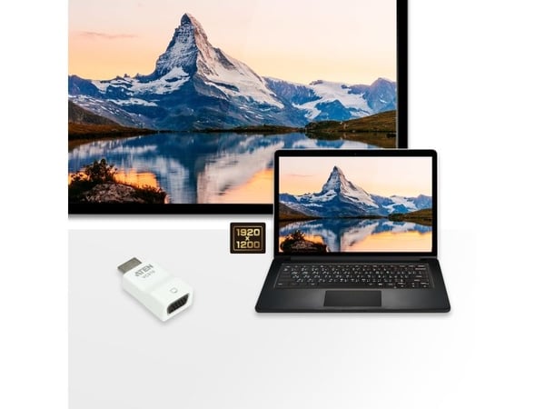 Aten HDMI - D-Sub (VGA) AV-sovitin valkoinen (VC810-AT)