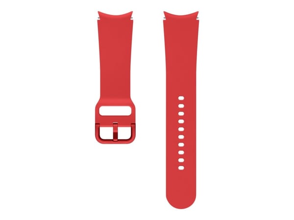 Samsung ET-SFR87 - Bånd for smart armbåndsur - Medium/stor - rød - for Galaxy Watch4, Watch4 Classic