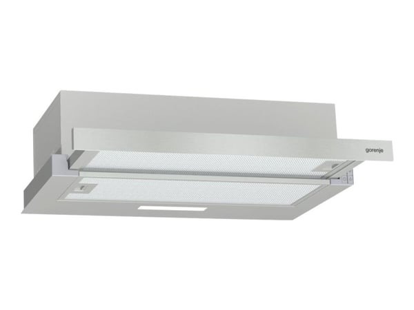 Gorenje Essential TH62E3X - Panser - teleskopisk - bredde: 60 cm - dybde: 30.6 cm - ekstraksjon og resirkulasjon (-) - rustfritt stål