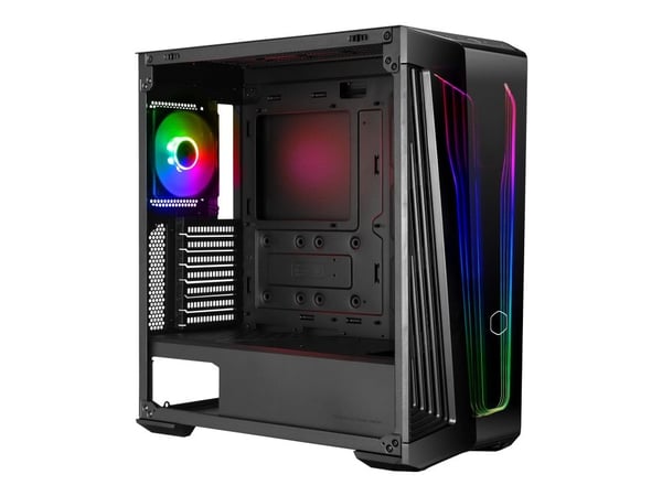 Cooler Master MasterBox 540 - Mid tower - utvidet ATX (E-ATX) - sidepanel med vindu (herdet glass) - ingen strømforsyning (ATX) - svart - USB/lyd