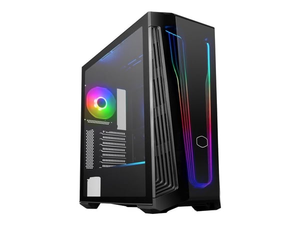 Cooler Master MasterBox 540 - Mid tower - utvidet ATX (E-ATX) - sidepanel med vindu (herdet glass) - ingen strømforsyning (ATX) - svart - USB/lyd