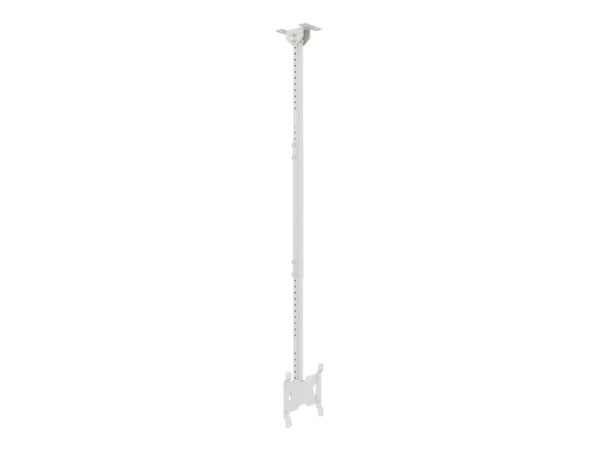 Multibrackets M Public Ceilingmount Small Single - Brakett - for LCD-skjerm - aluminium, stål - hvit - skjermstørrelse: 10"-32" - takmonterbar