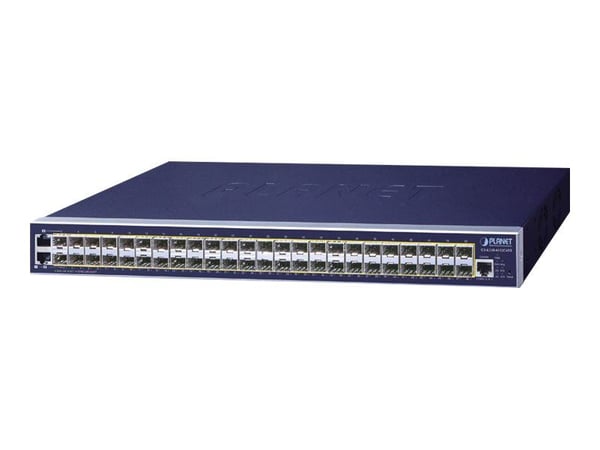 PLANET GS-6320-46S2C4XR - Kytkin - L3 - Hallittu - 46 x Gigabit SFP + 4 x 1 Gigabit / 10 Gigabit SFP+ (uplink) + 2 x combo 10/100/1000 / 1/10 Gigab...