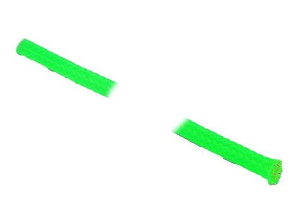 Delock - Flätad ärm - sträckbar - 2 m - grön