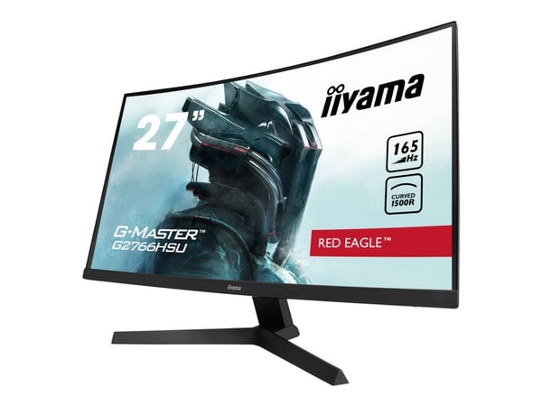 iiyama G-MASTER Red Eagle G2766HSU-B1 - LED-näyttö - kaareva - 27" - 1920 x 1080 Full HD (1080p) @ 165 Hz - VA - 250 cd/m² - 3000:1 - 1 ms - 2xHDMI...