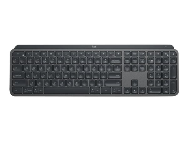 Logitech MX Keys - Näppäimistö - bagbelyst - Bluetooth, 2,4 GHz - QWERTY - italiankielinen - graafinen - graafinen