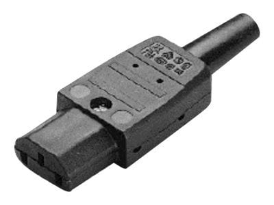 Bachmann - Strøm-konnektor - IEC 60320 C13 - 250 V - 10 A - lajitelma, RAL 9005
