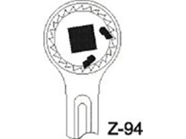 Gedore 3093 Z, 204 g, 1 stykker