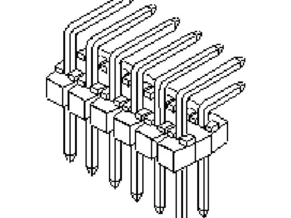 Molex-pinniliuska (vakio) Rivien lukumäärä: 2 901220770 1 lokero