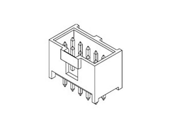 Molex 901301214 Nastanauha lukitustoiminnolla Ristikoko: 2,54 mm Napojen kokonaismäärä: 14 Rivien lukumäärä: 2 1 kpl Lokero