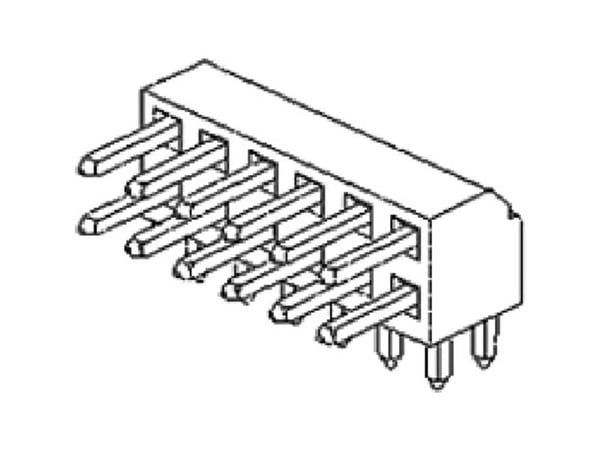 Molex-pinniluettelo (vakio) 877605016 1 kpl Lokero