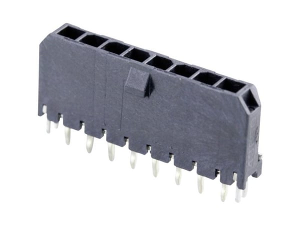 Molex uppoasennettava tappiliuska (vakio) Napojen kokonaismäärä 8 Ristikoiden koko: 3 mm 436500819 1 kpl Lokero