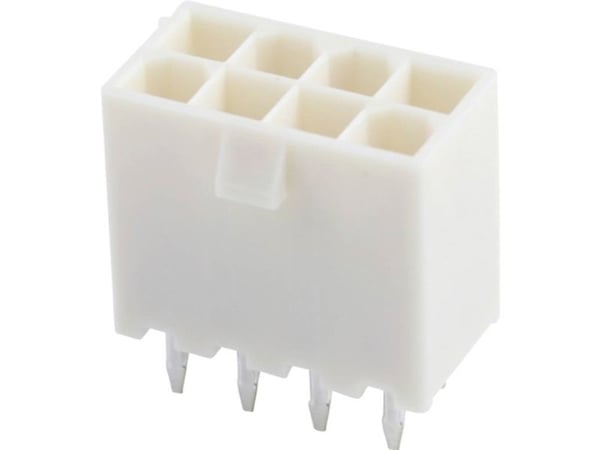 Molex infällningshylslist (standard) totalt antal poler 8, rastermått 4,2 mm 39288080, 1 st förpackning