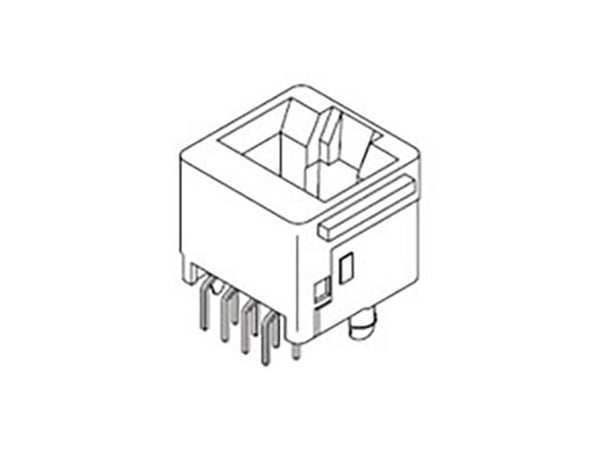 Molex Molex MOL DataCom &amp; Specialty RJ-liitin 428788410 Pistorasia Musta 1 kpl