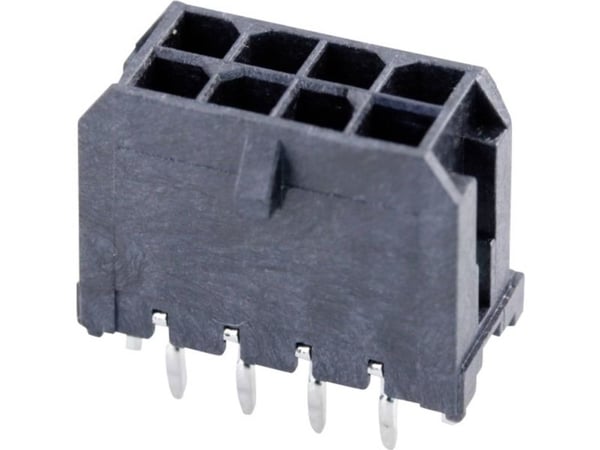 Molex uppoasennettava tappiliuska (vakio) Napojen kokonaismäärä 8 Ristikoiden koko: 3 mm 430450826 1 kpl Lokero