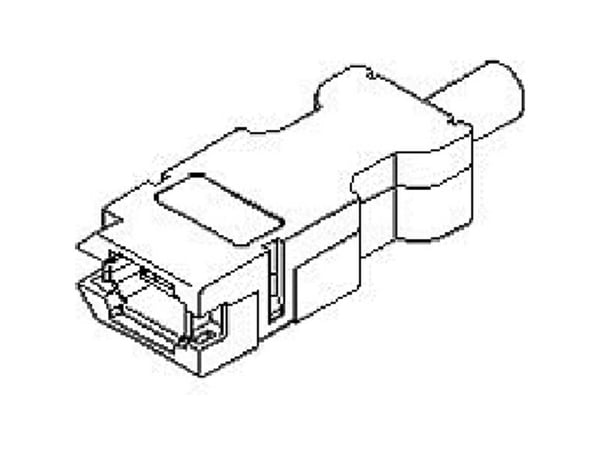 Molex anslutningskåpa kabel, 6-polig, 2 mm raster, 542800609
