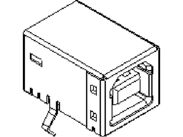 USB-kontakt hylse Molex MOL Micro Solutions rettvinklet 670689001 Innhold: 1 stk