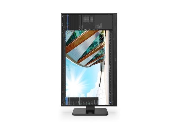 AOC U27P2CA, 68,6 cm (27"), 3840 x 2160 piksler, 4K Ultra HD, LED, 4 ms, Svart