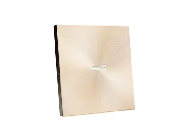 ASUS ZenDrive U9M SDRW-08U9M-U - Platestasjon - DVD±RW (±R DL) - 8x/8x - USB 2.0 - ekstern - gull