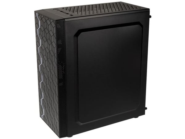 Kolink Inspire K8 - Midi-tårn - ATX - sidepanel med vindu (herdet glass) - ingen strømforsyning (ATX) - svart - USB/lyd