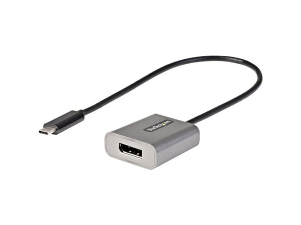 StarTech USB C to DisplayPort Adapter, 8K/4K 60Hz USB-C to DisplayPort 1.4 Adapter Dongle, USB Type-C to DP Monitor Video Converter, Thunderbolt 3 ...