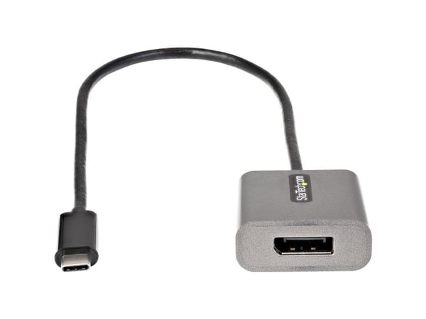 StarTech USB C to DisplayPort Adapter, 8K/4K 60Hz USB-C to DisplayPort 1.4 Adapter Dongle, USB Type-C to DP Monitor Video Converter, Thunderbolt 3 ...
