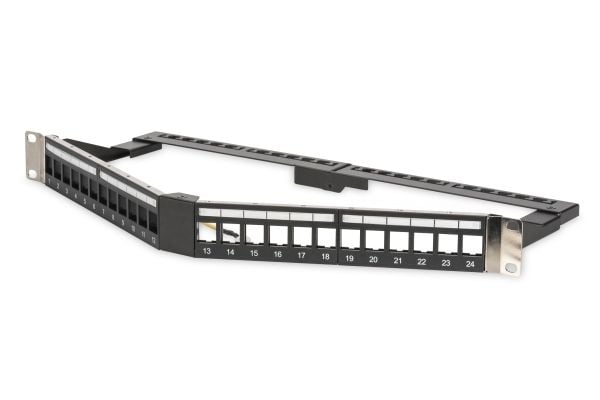 Digitus DN-91414S, Sort, Stål, Rackmontering, 1U, -20 - 70 °C, 483 mm