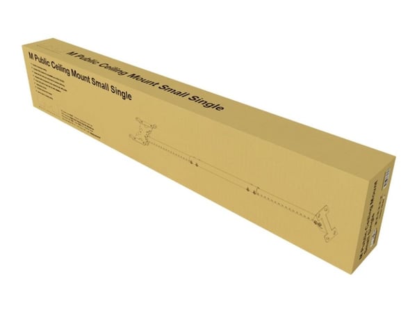 Multibrackets M Public Ceilingmount Small Single - Brakett - for LCD-skjerm - aluminium, stål - hvit - skjermstørrelse: 10"-32" - takmonterbar