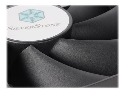 SilverStone FN121-P - Kabinettvifte - 120 mm - svart