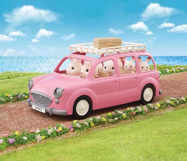 Sylvanian Families Familiebil - rosa