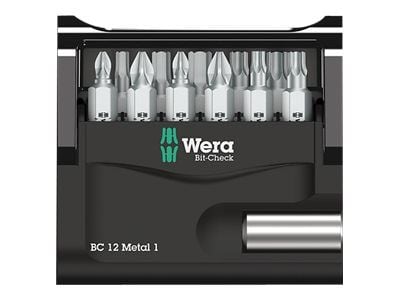 Wera Bit-Check 12 Metal 1 - Ruuvimeisselisarja - 12 kappaletta