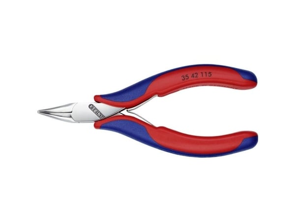 Knipex 35 42 115, Nåltänger, 1,5 mm, 2,25 cm, Stål, Blå, Röd, 115 mm