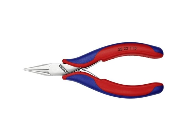 Knipex 35 22 115, Spisstang, 1,5 mm, 2,25 cm, Stål, Blå, Rød, 115 mm