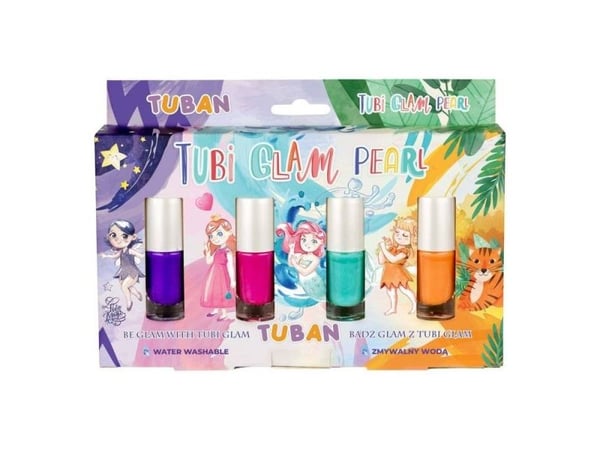 TUBAN Tubi Glam neglelakk 4 stk - perle