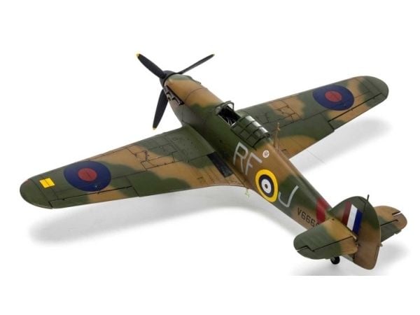 Airfix 21.A05127A, Flymodell med fastvinge, Monteringssett, 1:48, Hawker Hurricane Mk.1, 127 stykker, 8 år