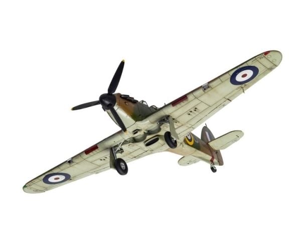 Airfix 21.A05127A, Flymodell med fastvinge, Monteringssett, 1:48, Hawker Hurricane Mk.1, 127 stykker, 8 år