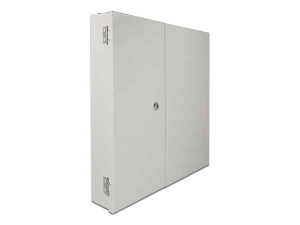 Delock - Fiberoptikdistribueringsbox - väggmontering - grå