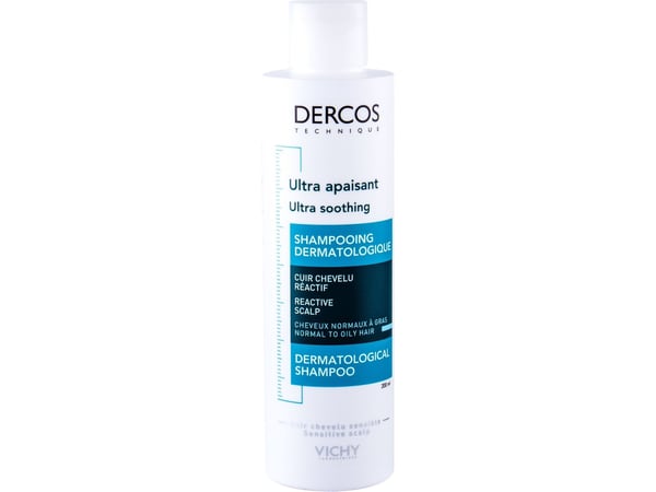 Vichy Vichy Dercos Ultra Soothing Normal til Fet Hår Shampoo 200ml