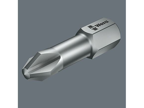 Wera 05056161001, 9 stykker, Philips, Pozidriv, PH 1, PH 2, PH 3, PZ 1, PZ 2, PZ 3, 25 mm