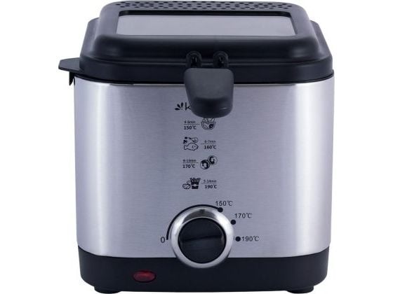 Kamille Fryer Kompakti friteerauslaite, 2,5 litran friteerauslaite