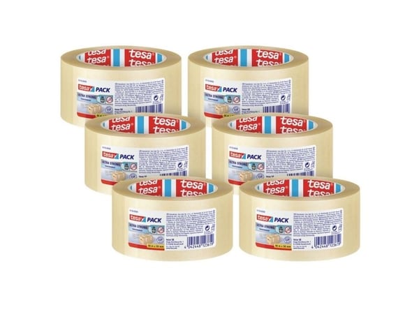 TESA ultra strong, PVC-muovi, 66 m, 50 mm, 1 kpl