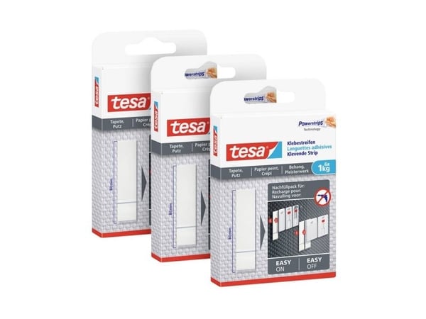 TESA 77771, Valkoinen, Tape, 6 kpl