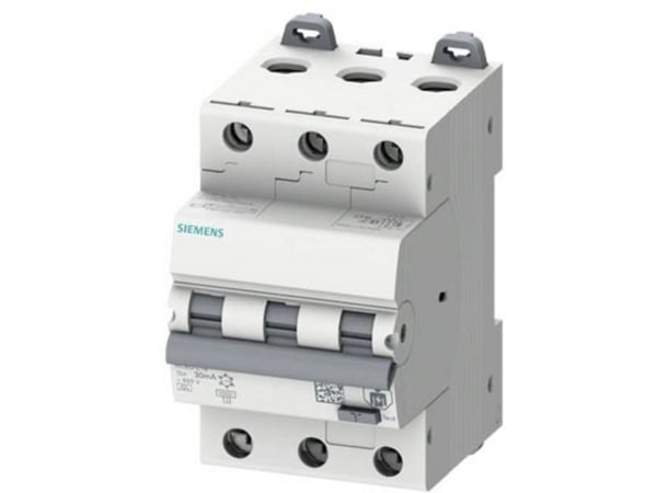 Siemens 5SU13367FP06 FI-turvakytkin/automaattisulake Sulakekoko = 3 3-napaista 6 A 0,03 A