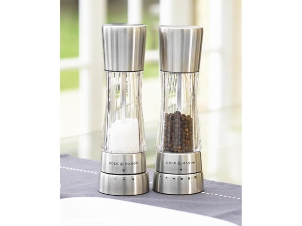 Cole & Mason H59408G, Rustfritt stål, Akryl, Rustfritt stål, Salt, Pepper, 6 cm, 190 mm, 300 g