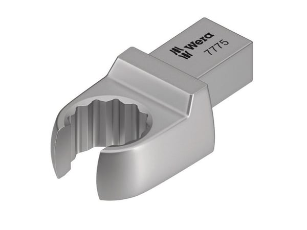 Wera 7775, Torque wrench end fitting, Silver, 1 styck, Krom-vanadinstål (Cr-V), 10 mm, 4,4 cm