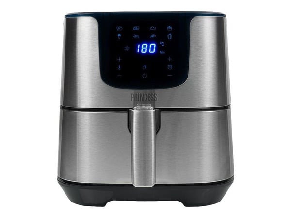 Princess Deluxe 182060 - Varmluftsteker - 5.5 liter - 1700 W - rustfritt stål