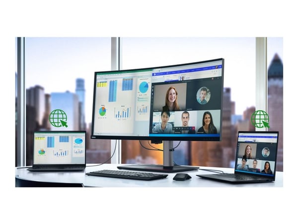 Lenovo ThinkVision P40w-20 - LED-skjerm - kurvet - 40" (39.7" synlig) - 5120 x 2160 WUHD @ 75 Hz - IPS - 300 cd/m² - 1000:1 - 4 ms - 2xThunderbolt ...