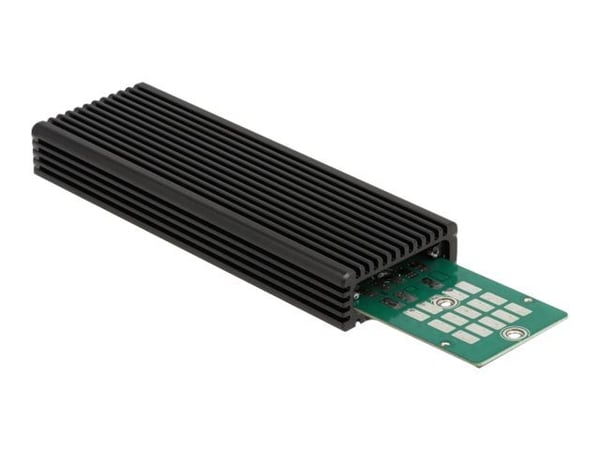 Delock - Lagringspakning - M.2 - M.2 NVMe-kort / SATA 6Gb/s - USB 3.2 (Gen 2) - sortering