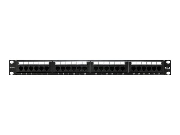 Patch panel RACK 24 ports, cat.6 UTP