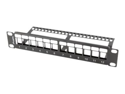 Lanberg PPKS-9112-B, Telineen sokkopaneeli, Metalli, musta, 390 g